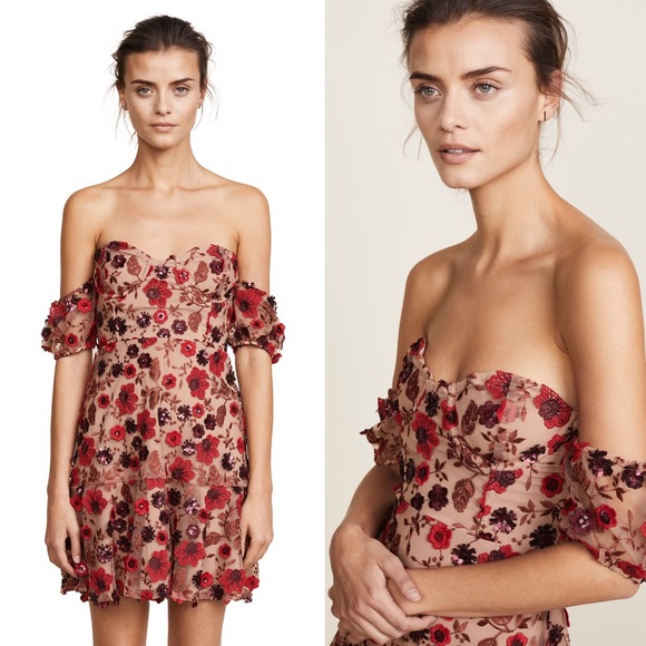 For Love & Lemons Amelia Strapless Mini Dress NWT - Picture 3 of 8